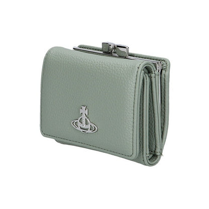 ヴィヴィアン ウエストウッド 三つ折り財布 レディース ブランド Vivienne Westwood ピーユーグレイン がま口 ロゴ 5115002NW S000D M40 5115002NW-S000D-M40