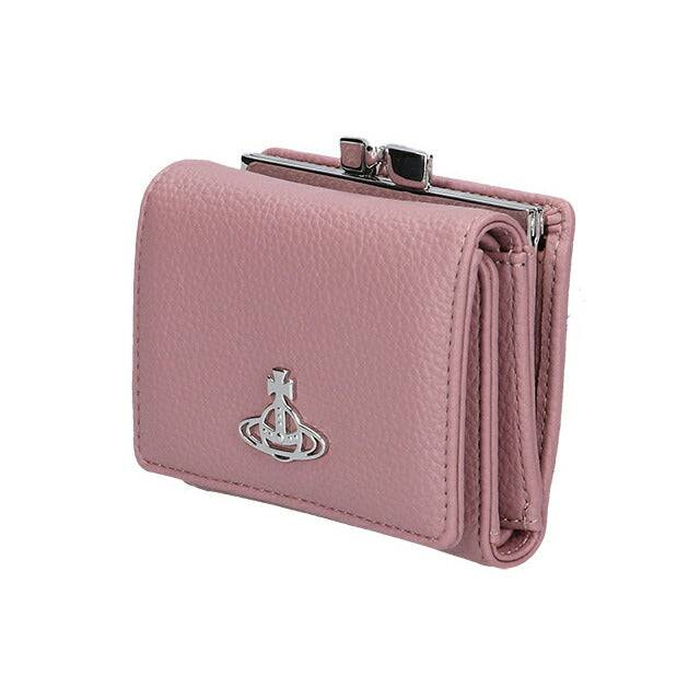 ヴィヴィアン ウエストウッド 三つ折り財布 レディース ブランド Vivienne Westwood ピーユーグレイン がま口 ロゴ 5115002NW S000D G402 5115002NW-S000D-G402