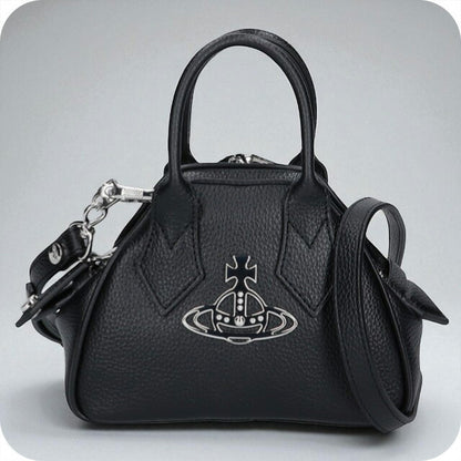 ヴィヴィアン ウエストウッド ハンドバッグ レディース ブランド Vivienne Westwood ピーユーグレイン ロゴ 2WAY 5C010006W S000D N403 5C010006W-S000D-N403