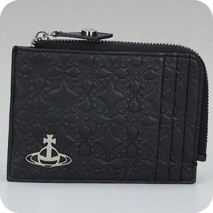 ヴィヴィアン ウエストウッド コインケース レディース ブランド Vivienne Westwood エンボスドナッパ ロゴ 54020008U L003E N403 BLACK 54020008U-L003E-N403