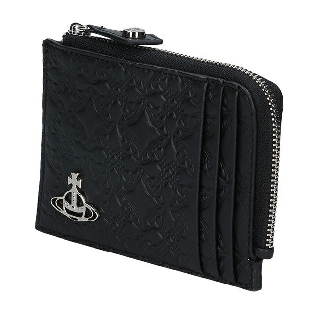 ヴィヴィアン ウエストウッド コインケース レディース ブランド Vivienne Westwood エンボスドナッパ ロゴ 54020008U L003E N403 BLACK 54020008U-L003E-N403