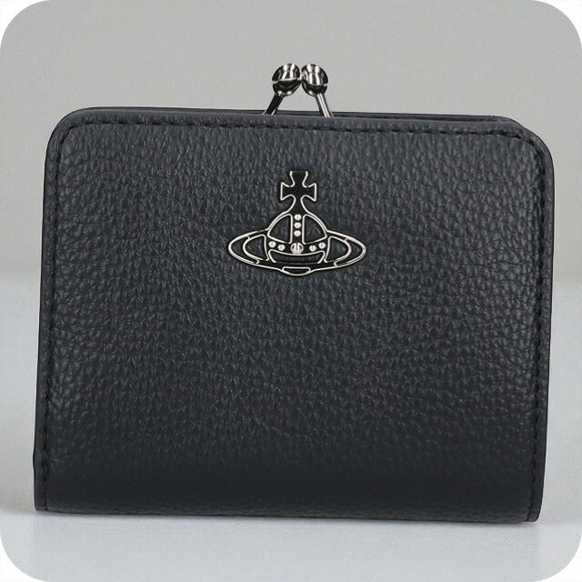 ヴィヴィアン ウエストウッド 二つ折り財布 レディース ブランド Vivienne Westwood ピーユーグレイン がま口 ロゴ 5115002YW S000D N403 5115002YW-S000D-N403