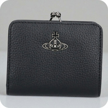 ヴィヴィアン ウエストウッド 二つ折り財布 レディース ブランド Vivienne Westwood ピーユーグレイン がま口 ロゴ 5115002YW S000D N403 5115002YW-S000D-N403