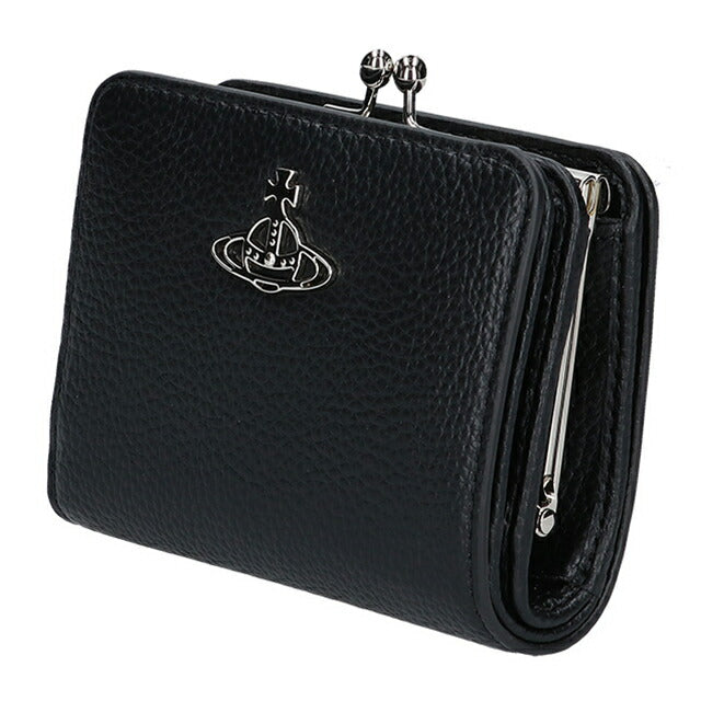 ヴィヴィアン ウエストウッド 二つ折り財布 レディース ブランド Vivienne Westwood ピーユーグレイン がま口 ロゴ 5115002YW S000D N403 5115002YW-S000D-N403