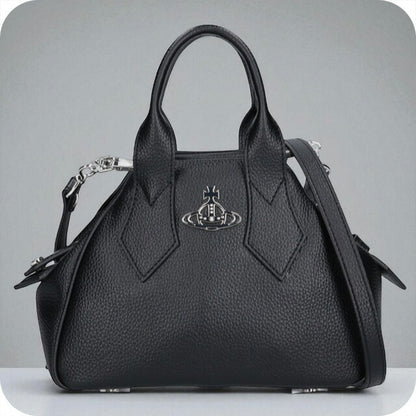 ヴィヴィアン ウエストウッド ハンドバッグ レディース ブランド Vivienne Westwood ヤスミン ロゴ 2WAY 47030006W S000D N403 BLACK 47030006W-S000D-N403
