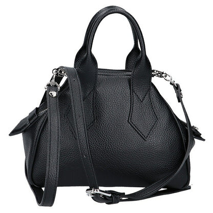 ヴィヴィアン ウエストウッド ハンドバッグ レディース ブランド Vivienne Westwood ヤスミン ロゴ 2WAY 47030006W S000D N403 BLACK 47030006W-S000D-N403