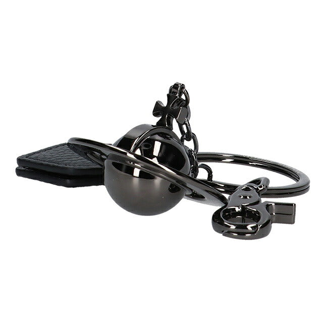 ヴィヴィアン ウエストウッド キーホルダー レディース Vivienne Westwood ガジェット キーリング 鍵 ロゴ 8203011IU OM0014 N403 ガンメタル 8203011IU-OM0014-N403