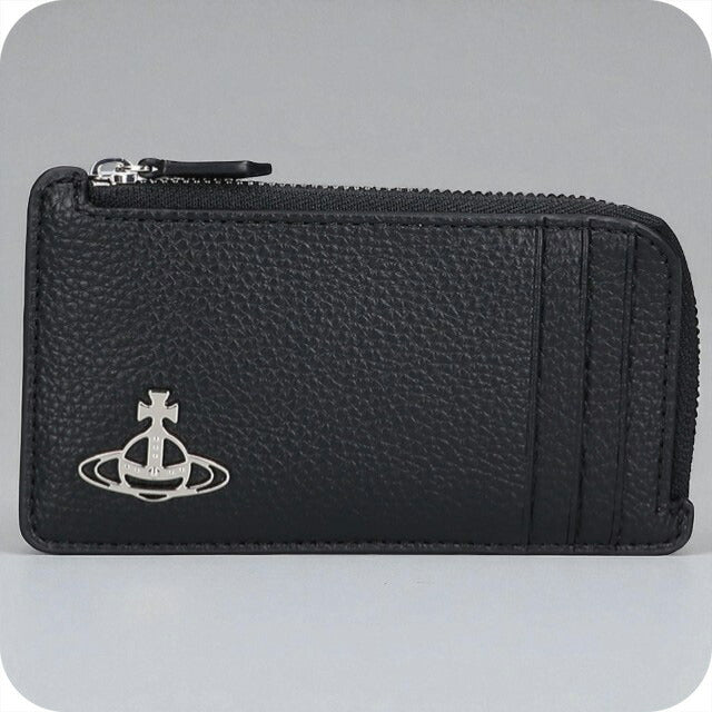 ヴィヴィアン ウエストウッド コインケース レディース ブランド Vivienne Westwood ピーユーグレイン ロゴ 5402000HW S000D N403 BLACK 5402000HW-S000D-N403