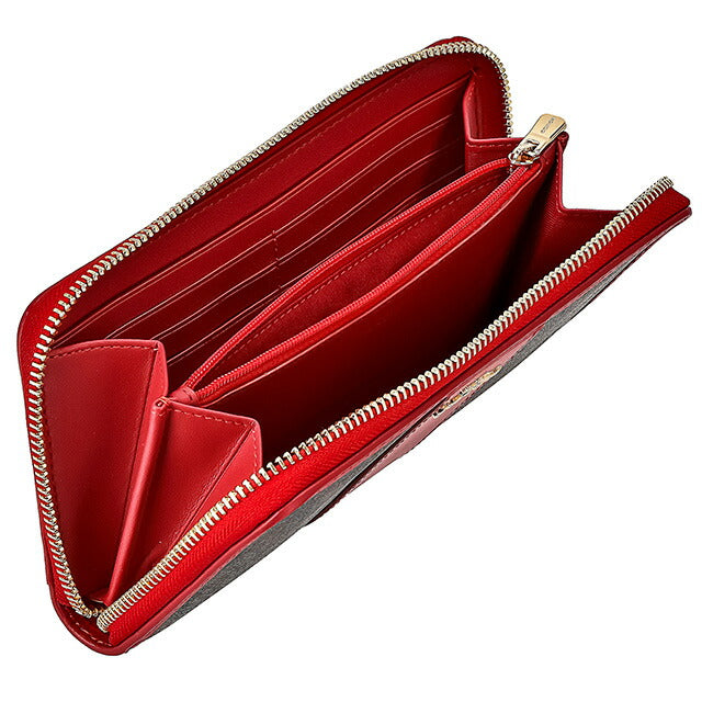 新品　COACH　コーチ長財布　トゥルーレッド 長財布 新品・未使用】COACH コーチ 長財布 - 長財布在庫 処分