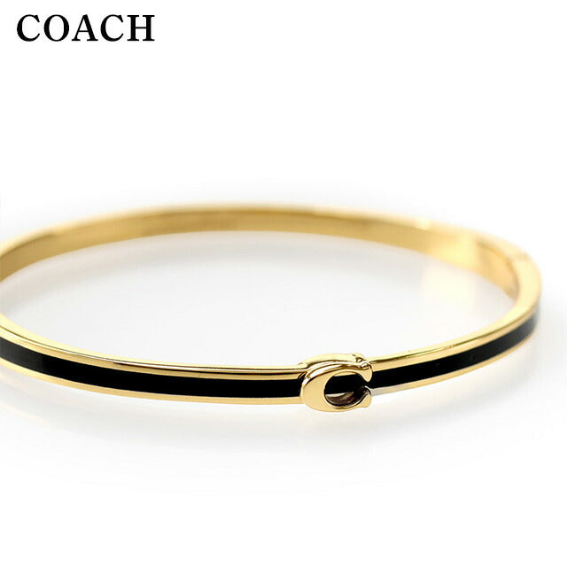 コーチ バングル レディース ブランド COACH 546478GLD001 ゴールド ブラック アクセサリー 546478GLD001