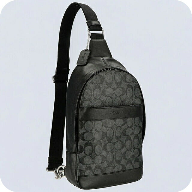 コーチ ボディバッグ メンズ ブランド COACH 54787 CQ BK 1 チャコール/ブラック 54787-CQ-BK-1