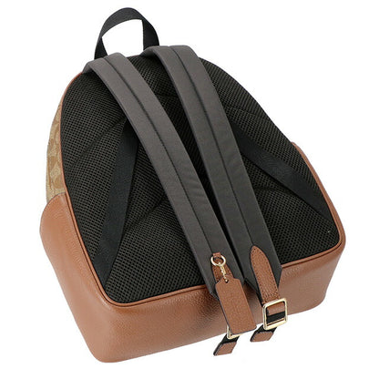 コーチ リュック メンズ レディース ブランド COACH シグネチャー 5671 IME74 1 ベージュ/ライトブラウン 5671-IME74-1