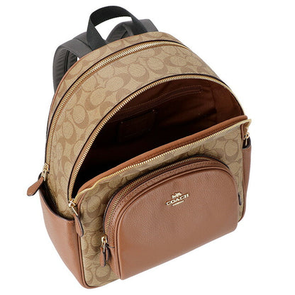 コーチ リュック メンズ レディース ブランド COACH シグネチャー 5671 IME74 1 ベージュ/ライトブラウン 5671-IME74-1