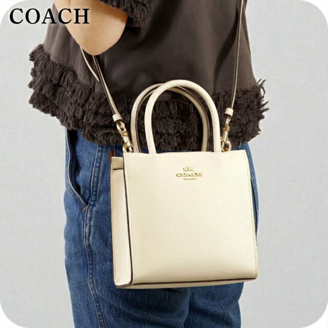 コーチ ハンドバッグ レディース ブランド COACH レザー 5692 IMCHK 1 ホワイト 5692-IMCHK-1
