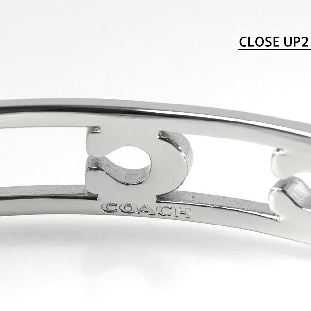 コーチ バングル レディース ブランド COACH シグネチャー C オープンワーク ブレスレット 571292RHO030 シルバー アクセサリー 571292RHO030