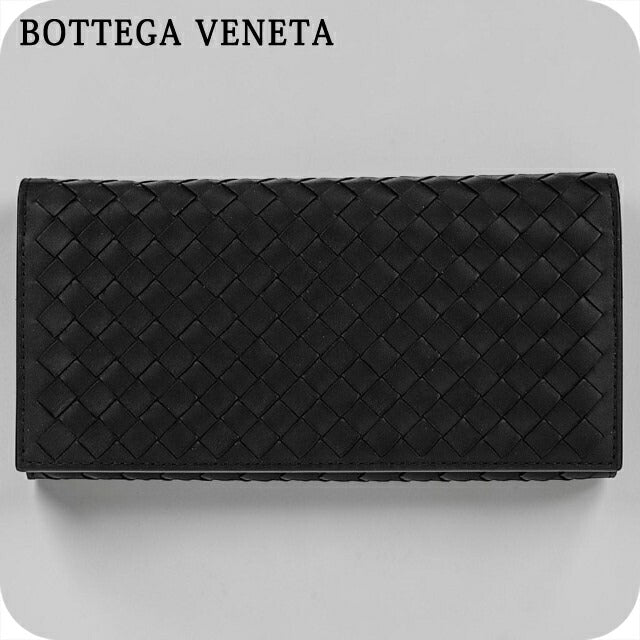 ボッテガ・ヴェネタ 長財布 メンズ ブランド BOTTEGA VENETA レザー ITALY 577559-V4651 1000 ブラック