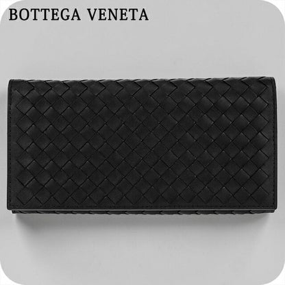 ボッテガ・ヴェネタ 長財布 メンズ ブランド BOTTEGA VENETA レザー ITALY 577559-V4651 1000 ブラック