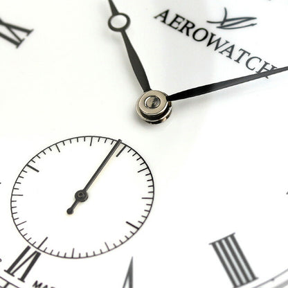 アエロウォッチ 手巻き 懐中時計 メンズ レディース ペンダントウォッチ AEROWATCH 57819 AA02 アナログ ホワイト 白 スイス製 記念品 プレゼント ギフト 57819-AA02