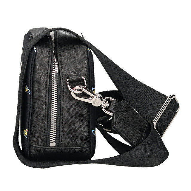 ヴィヴィアン ウエストウッド ショルダーバッグ レディース Vivienne Westwood MELIH CAMERA BAG 58010003U W00ZQ N303 BLACK BABY ORBS 58010003U-W00ZQ-N303