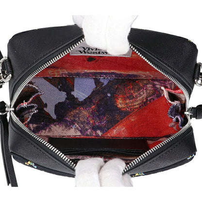 ヴィヴィアン ウエストウッド ショルダーバッグ レディース Vivienne Westwood MELIH CAMERA BAG 58010003U W00ZQ N303 BLACK BABY ORBS 58010003U-W00ZQ-N303