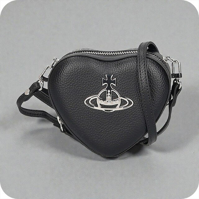 ヴィヴィアン ウエストウッド ショルダーバッグ レディース Vivienne Westwood MINI HEART CROSSBODY ハート 58020003W S000D N403 BLACK 58020003W-S000D-N403