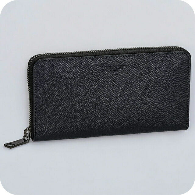 コーチ 長財布 レディース ブランド COACH レザー 58107 BHP 1 ネイビー 58107-BHP-1
