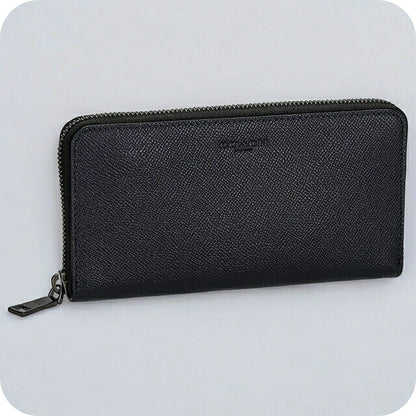 コーチ 長財布 レディース ブランド COACH レザー 58107 BHP 1 ネイビー 58107-BHP-1