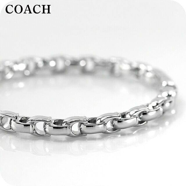 コーチ ブレスレット レディース ブランド COACH シグネチャー C リンク 581214RHO030 シルバー アクセサリー 581214RHO030