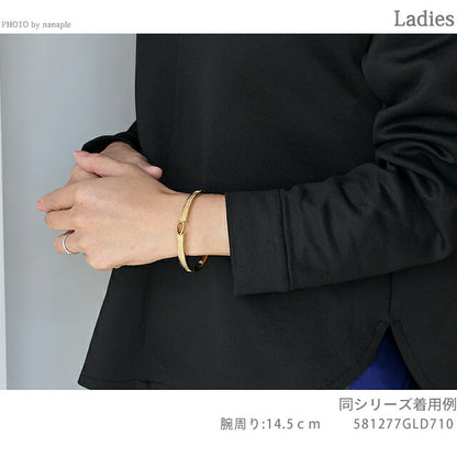 コーチ バングル レディース ブランド COACH シグネチャー C テクスチャード ブレスレット 581277GLD710 ゴールド アクセサリー 581277GLD710