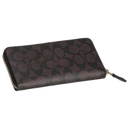 コーチ 長財布 レディース ブランド COACH 59267 ダークブラウン 59267-IMAA8-1