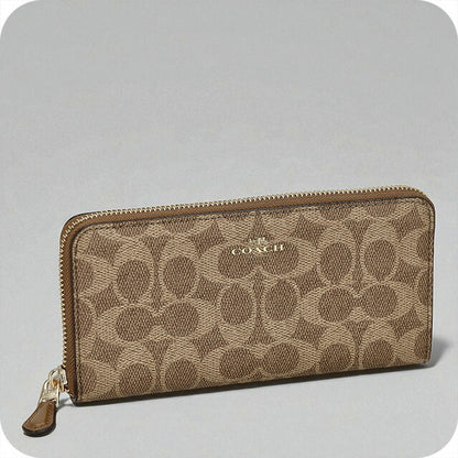 コーチ 長財布 レディース ブランド COACH 59267 ブラウン 59267-IMBDX-12