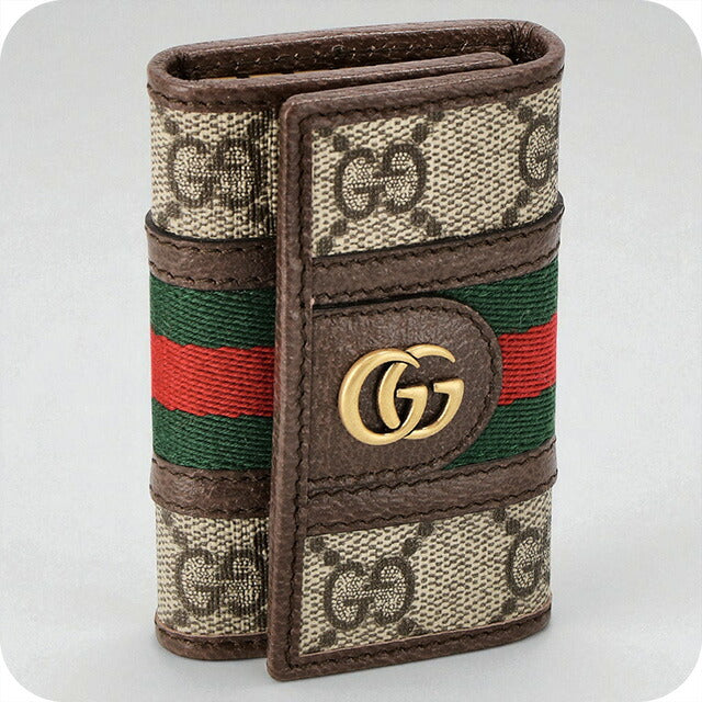 グッチ キーケース メンズ レディース ブランド GUCCI 603732-96IWT 8745 ブラウン 高級 おしゃれ プレゼント 実用的