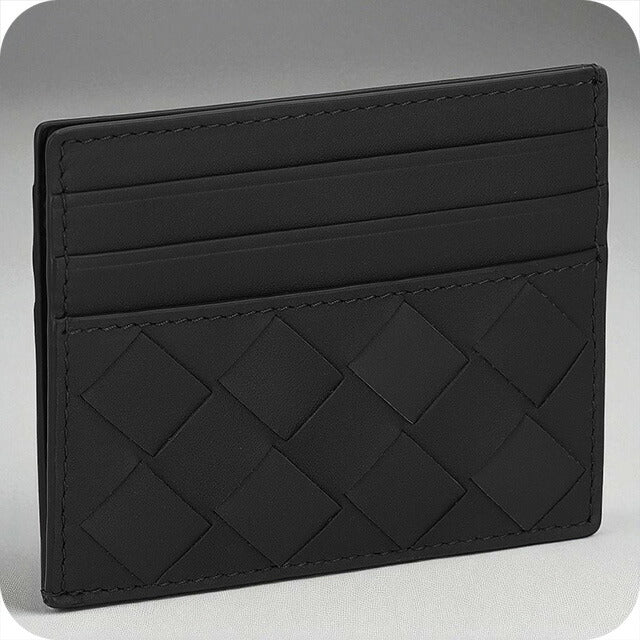 ボッテガ・ヴェネタ カードケース メンズ レディース ブランド BOTTEGA VENETA 607361-V3US3 8966 ブラック 607361-V3US3-8966