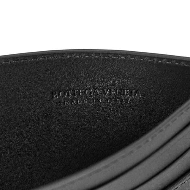 ボッテガ・ヴェネタ カードケース メンズ レディース ブランド BOTTEGA VENETA 607361-V3US3 8966 ブラック 607361-V3US3-8966