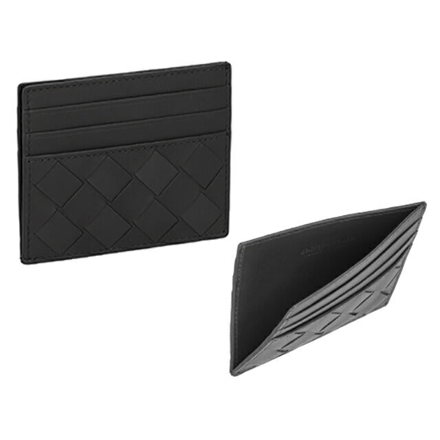 ボッテガ・ヴェネタ カードケース メンズ レディース ブランド BOTTEGA VENETA 607361-V3US3 8966 ブラック 607361-V3US3-8966