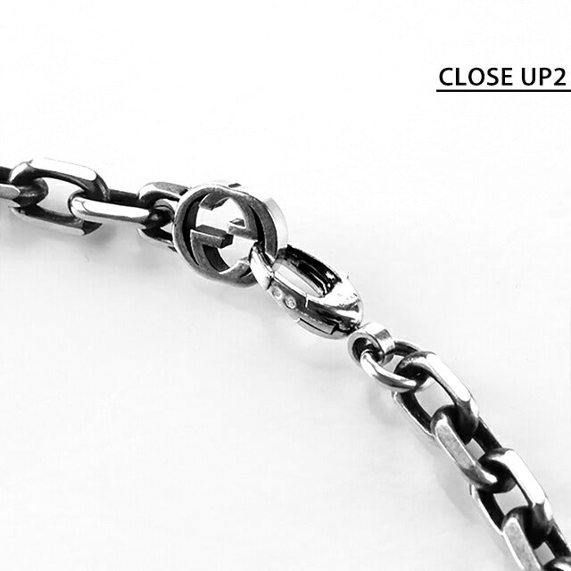 グッチ ネックレス メンズ レディース ブランド GUCCI インターロッキング ロゴ 616941 J8400 0811 シルバー アクセサリー 616941-J8400-0811