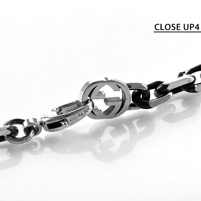 グッチ ネックレス メンズ レディース ブランド GUCCI インターロッキング ロゴ 616941 J8400 0811 シルバー アクセサリー 616941-J8400-0811