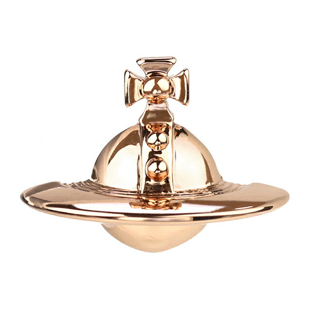 ヴィヴィアン ウエストウッド ピアス レディース ブランド Vivienne Westwood ロゴ スタッド 両耳用 62010038-G002 ピンクゴールド アクセ 62010038-G002