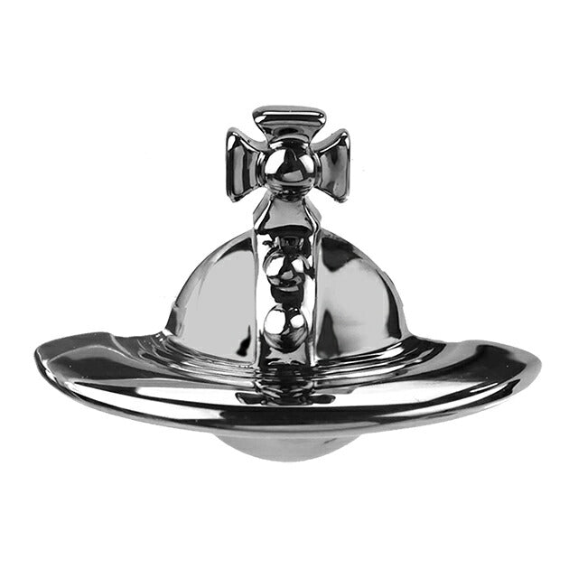 ヴィヴィアン ウエストウッド ピアス レディース ブランド Vivienne Westwood ロゴ スタッド 両耳用 62010038-S001 ガンメタル アクセ 62010038-S001