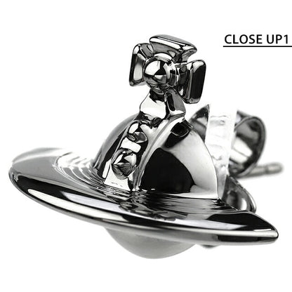 ヴィヴィアン ウエストウッド ピアス レディース ブランド Vivienne Westwood ロゴ スタッド 両耳用 62010038-S001 ガンメタル アクセ 62010038-S001