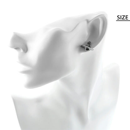 ヴィヴィアン ウエストウッド ピアス レディース ブランド Vivienne Westwood ロゴ スタッド 両耳用 62010038-S001 ガンメタル アクセ 62010038-S001