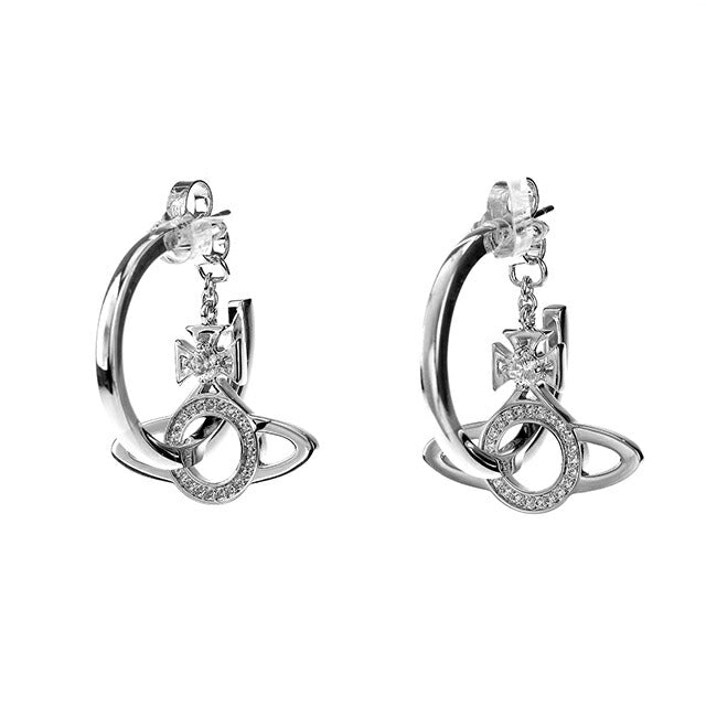 ヴィヴィアン ウエストウッド ピアス レディース ブランド MIRANDA スタッド 両耳用 62010105-02P102 シルバー アクセサリー ビビアン 62010105-02P102