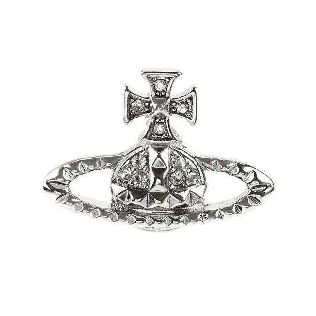 ヴィヴィアン ウエストウッド ピアス レディース ブランド Vivienne Westwood ロゴ スタッド 両耳用 6201035E-02W110 シルバー アクセ 6201035E-02W110