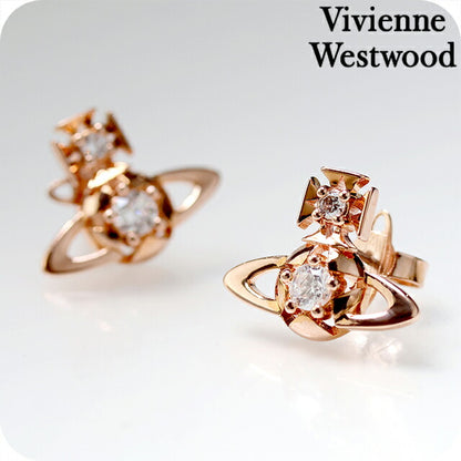 ヴィヴィアン ウエストウッド ピアス レディース ブランド Vivienne Westwood LEE ORB スタッド 両耳用 6201037C 02G103 ピンクゴールド 6201037C-02G103