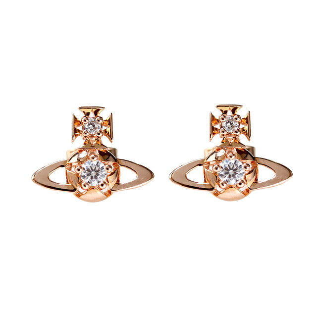 ヴィヴィアン ウエストウッド ピアス レディース ブランド Vivienne Westwood LEE ORB スタッド 両耳用 6201037C 02G103 ピンクゴールド 6201037C-02G103