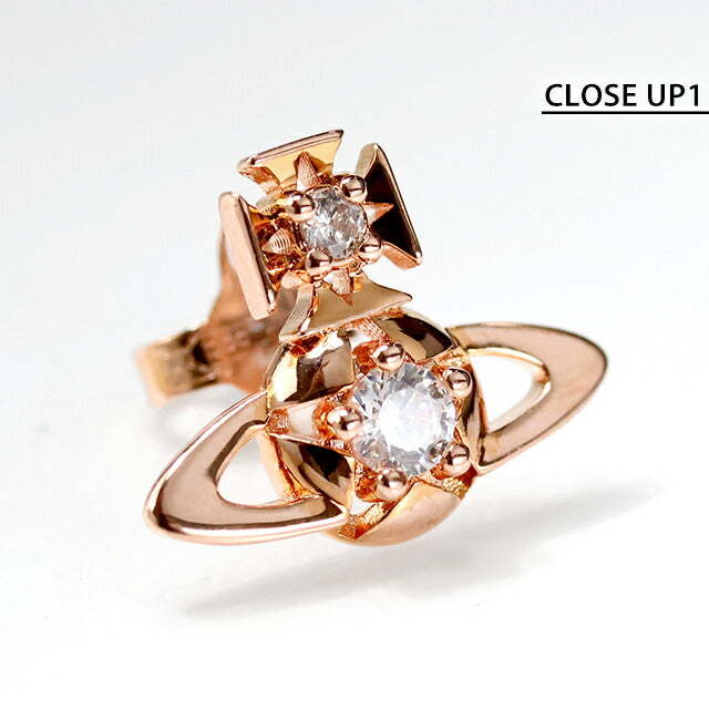 ヴィヴィアン ウエストウッド ピアス レディース ブランド Vivienne Westwood LEE ORB スタッド 両耳用 6201037C 02G103 ピンクゴールド 6201037C-02G103