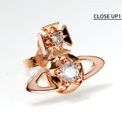 ヴィヴィアン ウエストウッド ピアス レディース ブランド Vivienne Westwood LEE ORB スタッド 両耳用 6201037C 02G103 ピンクゴールド 6201037C-02G103