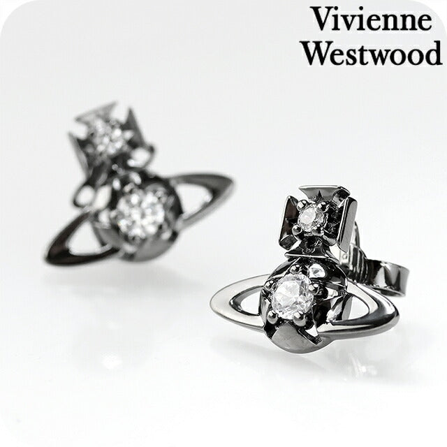 ヴィヴィアン ウエストウッド ピアス レディース ブランド Vivienne Westwood LEE ORB スタッド 両耳用 6201037C 02S104 ガンメタル アクセ 6201037C-02S104