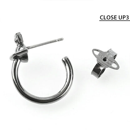 ヴィヴィアン ウエストウッド ピアス メンズ レディース ブランド Vivienne Westwood ヴェラ スタッド 片耳用 6203008D-02S001 ガンメタル 6203008D-02S001
