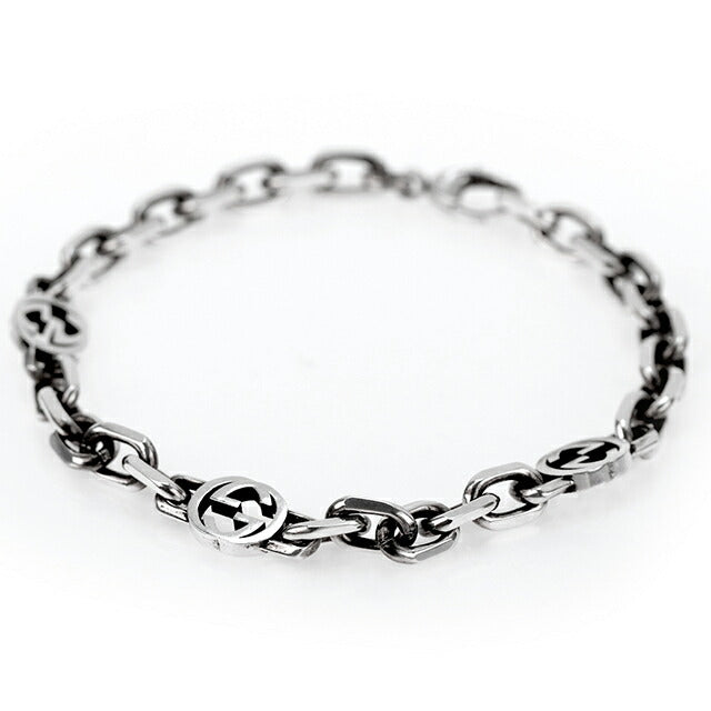 グッチ ブレスレット GUCCI インターロッキングG sterling silver メンズ レディース 620798 J8400 0811 シルバー アクセサリー 620798-J8400-0811-21